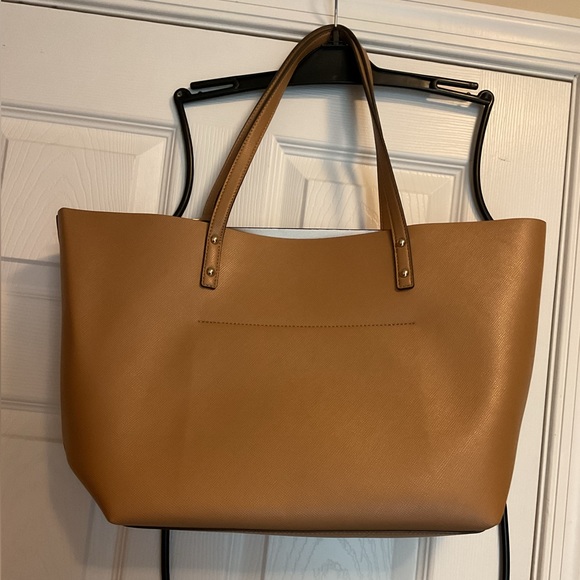 Nine West Large Tan Tote Bag NWOT Removable inner bag included - Picture 3 of 11